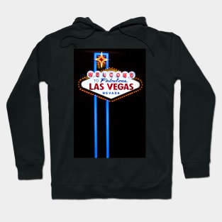 Las Vegas Welcome Sign Neon Hoodie